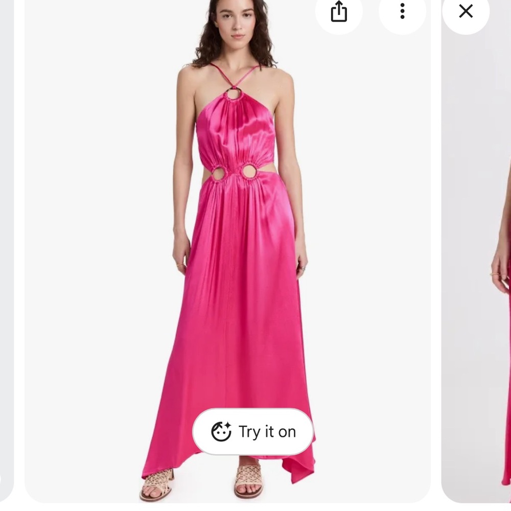 Elliatt Pink Backless Dress